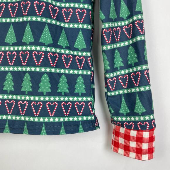Sugar Bee Boutique | Christmas Tree & Candy Cane Mommy Skinny Leg Pajama Set - Picture 5 of 13